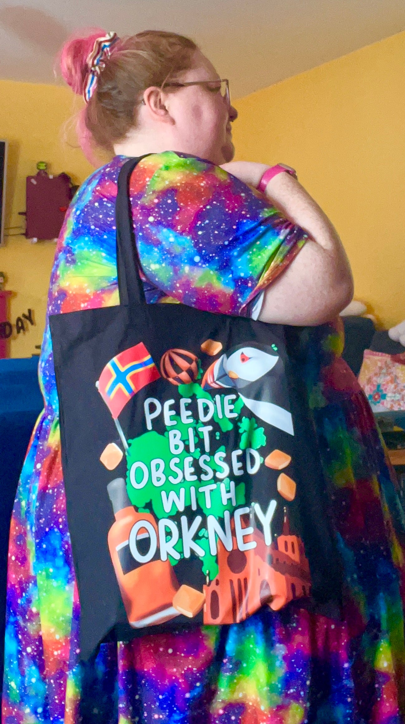 Cotton Shopper Tote Bag | Peedie Bit Obsessed with Orkney