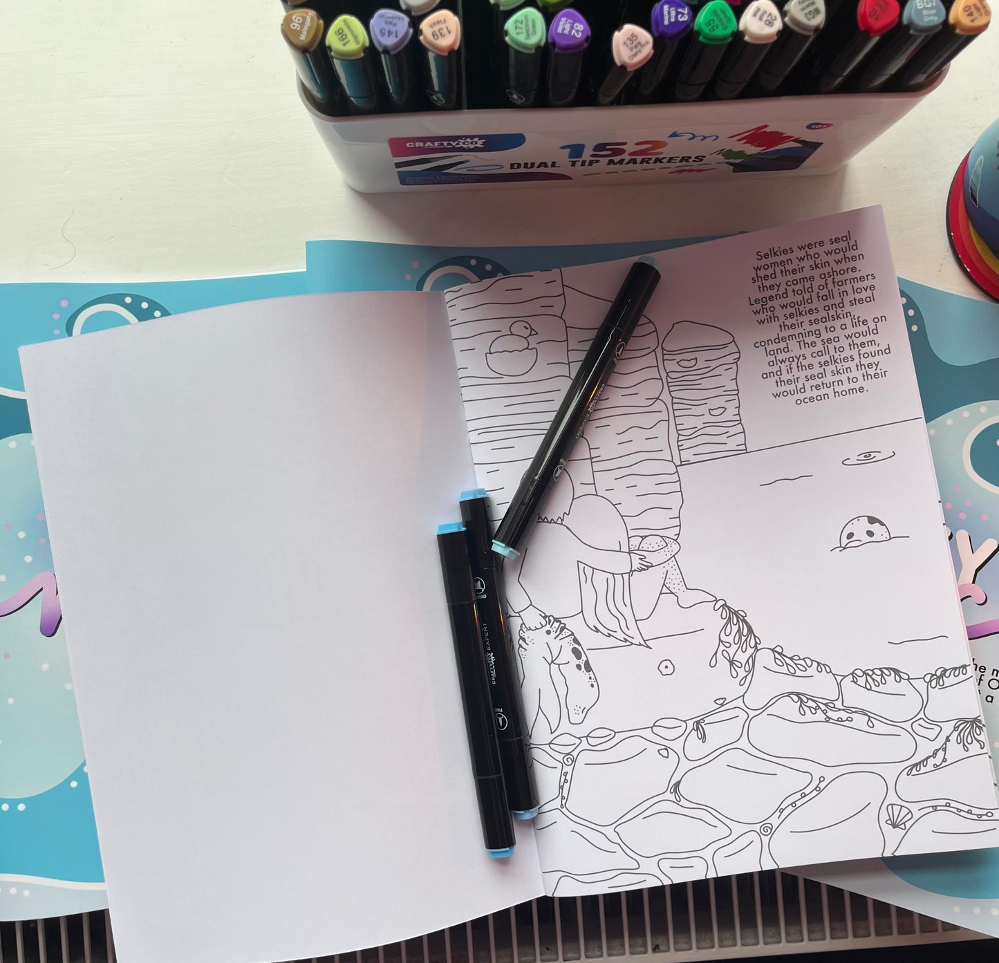 Colouring | Orkney Magic | A4 Orcadian Folklore Colouring Book
