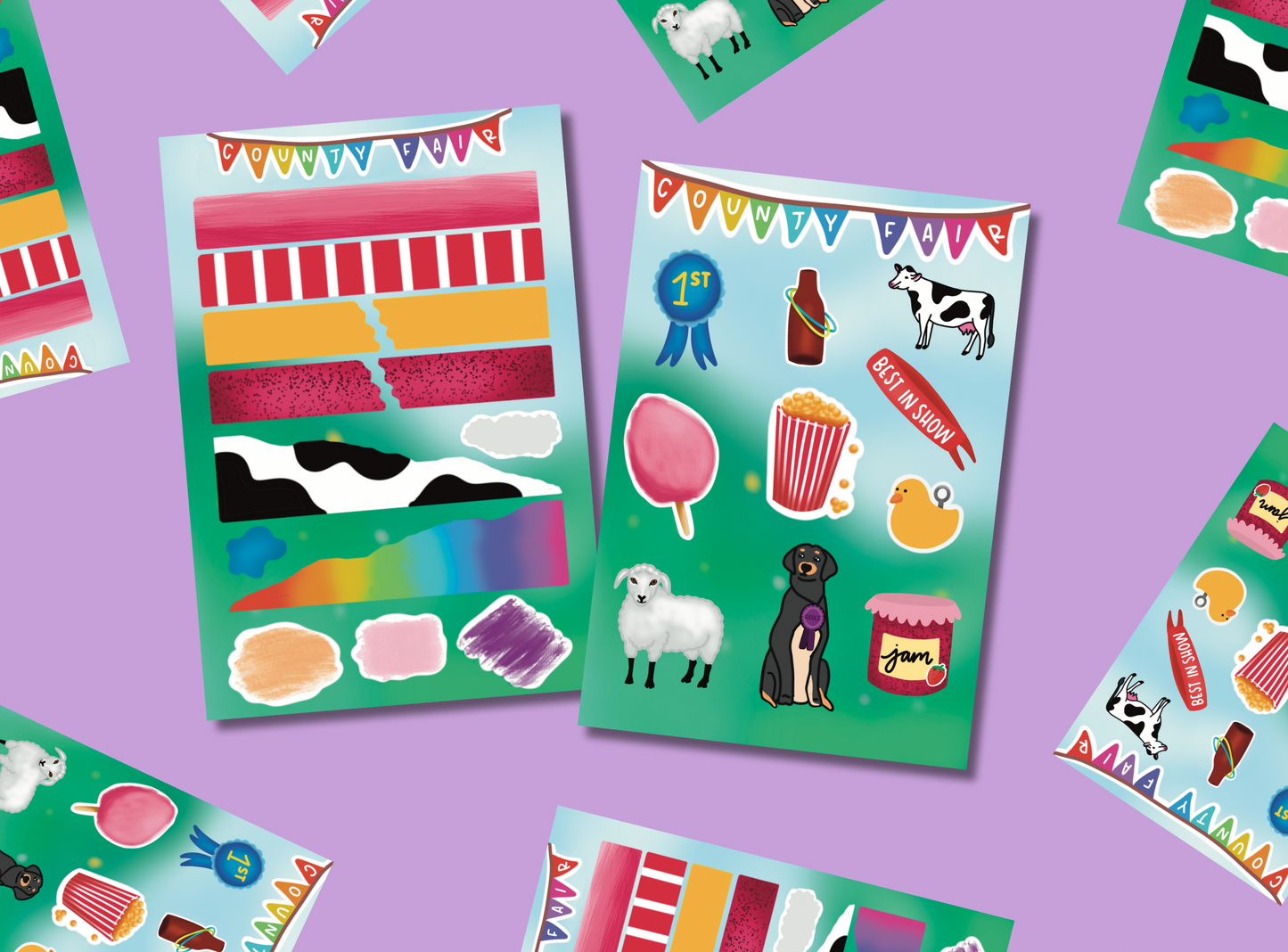 Bullet Journal Stickers | Exclusive Art | County Fair
