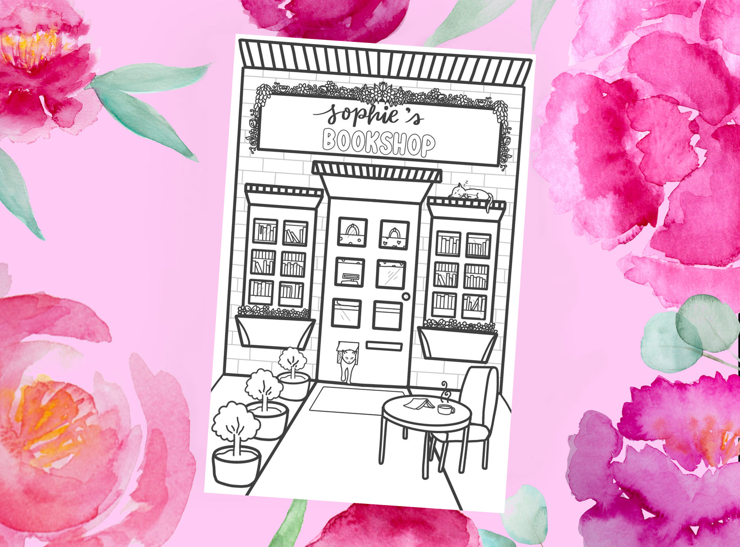 Bookshop | Kindle Inserts | Custom Item | Colour In Kindle Inserts