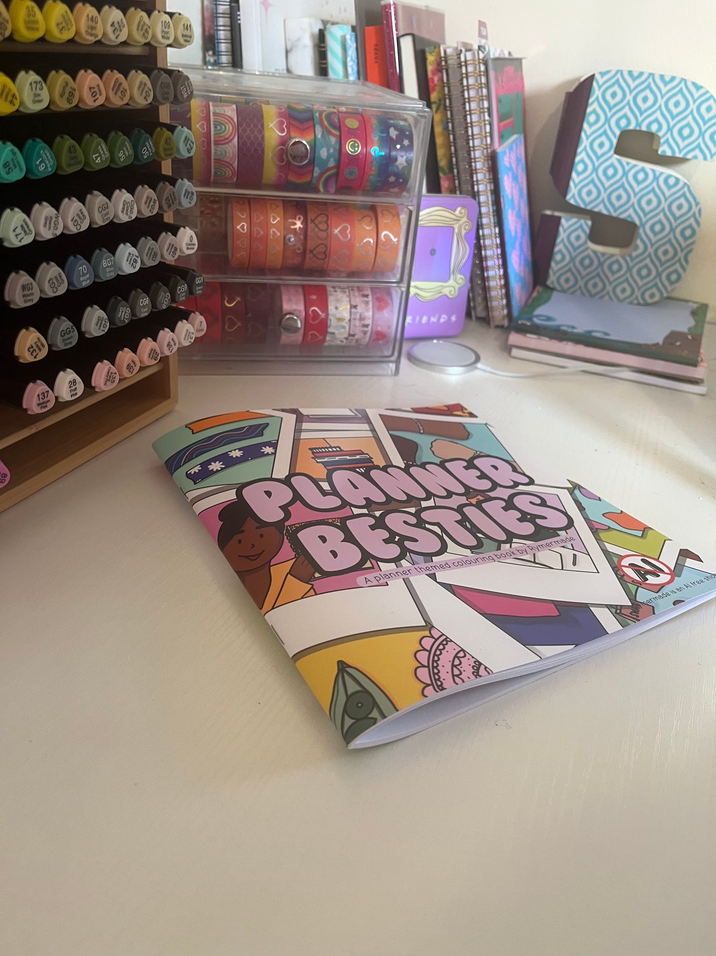 Colouring | Planner Besties | Square Colouring Book