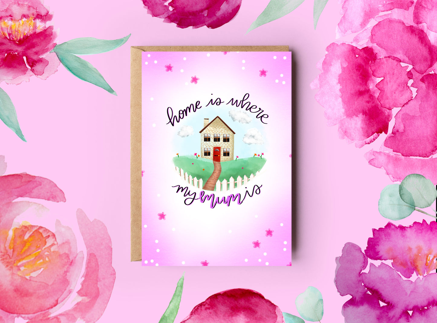 Mother's Day Card | Home is Where My Mum Is