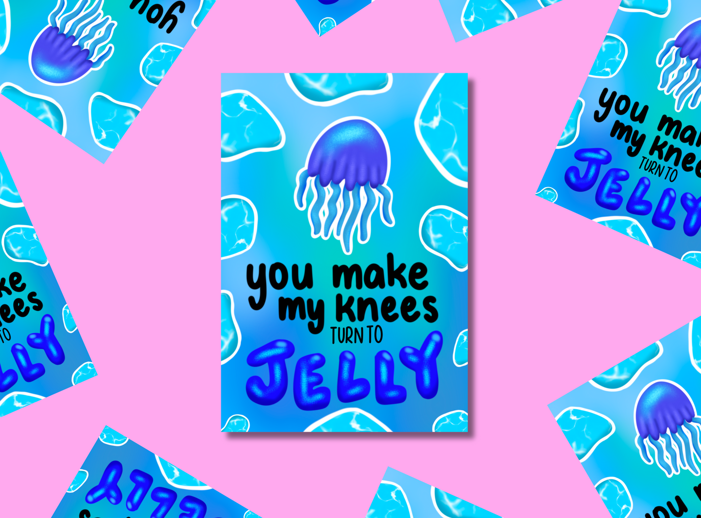 Anniversary Card | Under the Sea: Knees Turn To Jelly