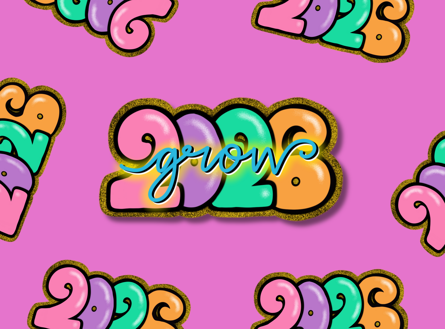 Die Cut Stickers | 2026 Word of The Year | Custom