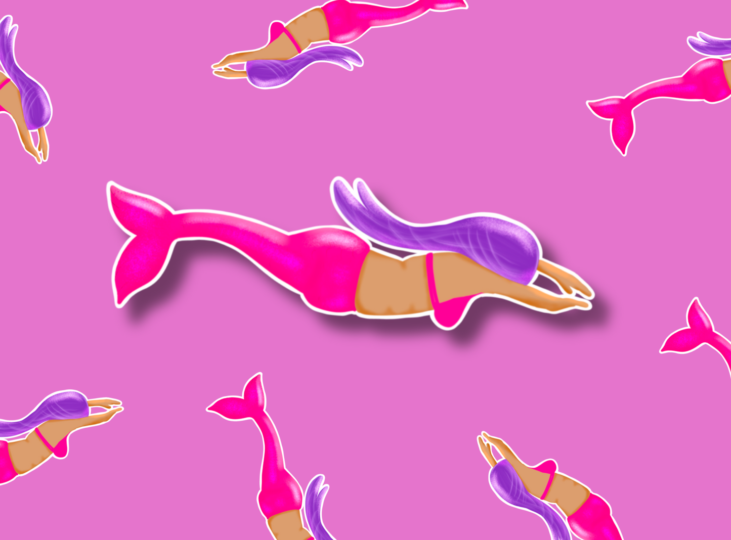 Die Cut Stickers | Under the Sea: Mermaid