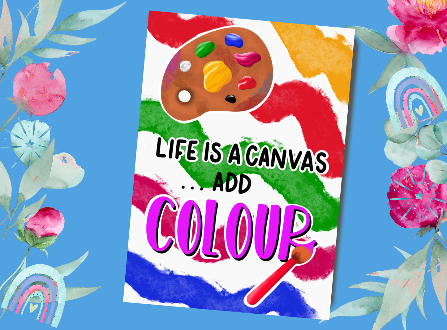 Colouring | A4 Laminated Page Protectors | Life is a Canvas