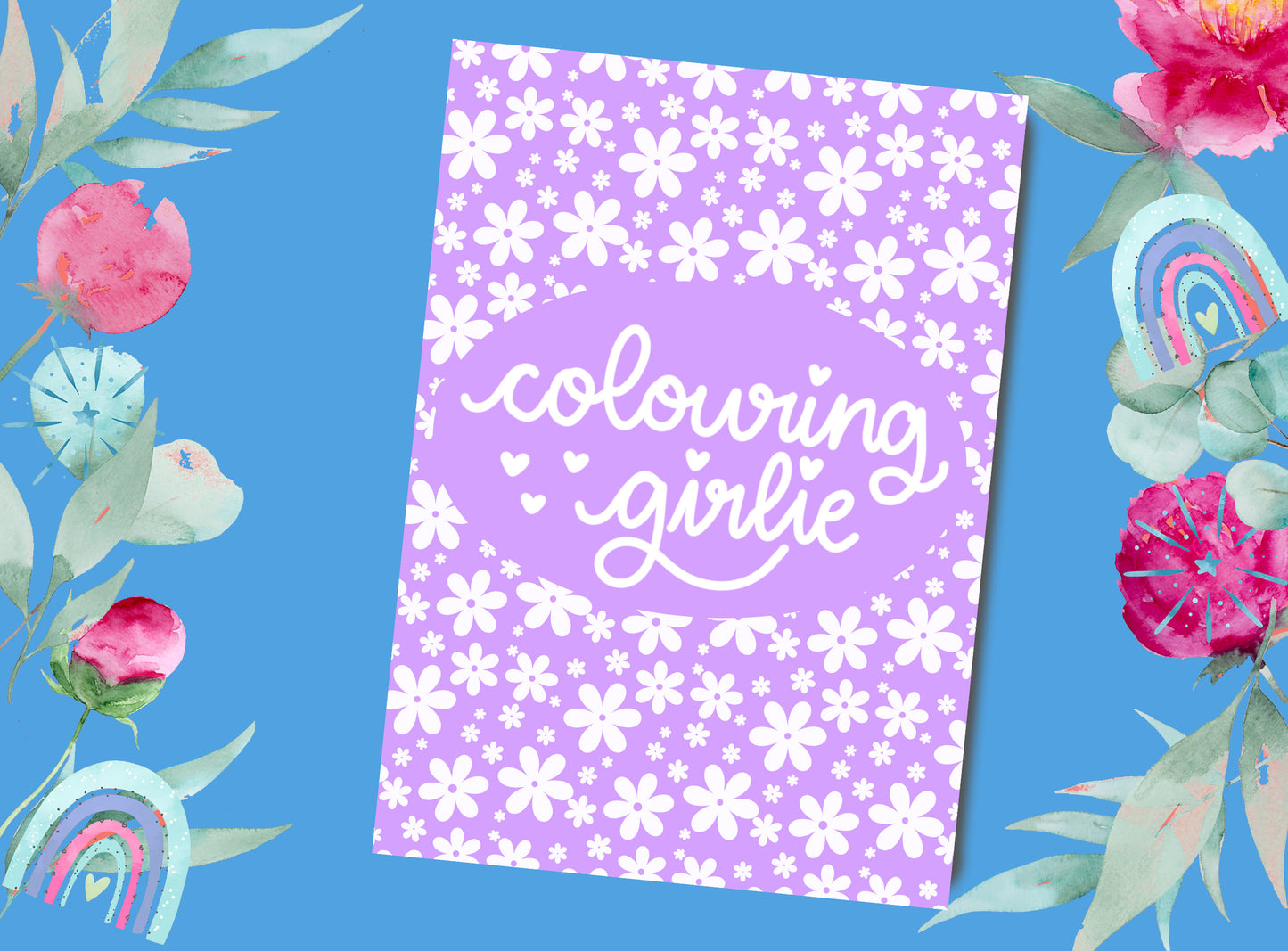 Colouring | A4 Laminated Page Protectors | Colouring Girlie