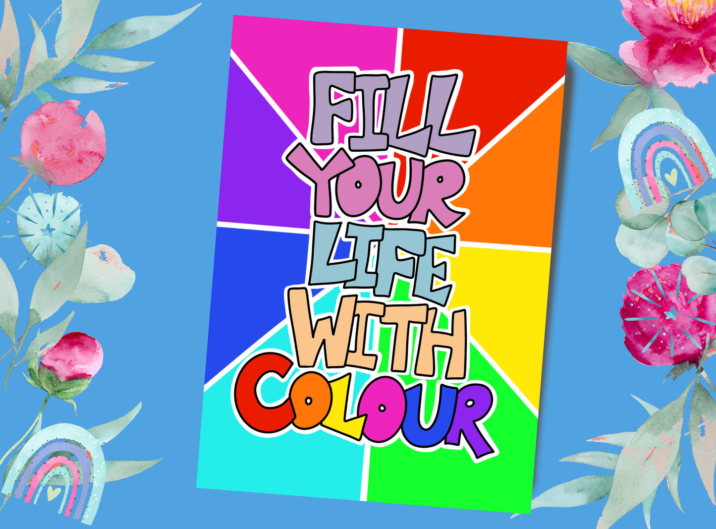 Colouring | A4 Laminated Page Protectors | Fill Your Life