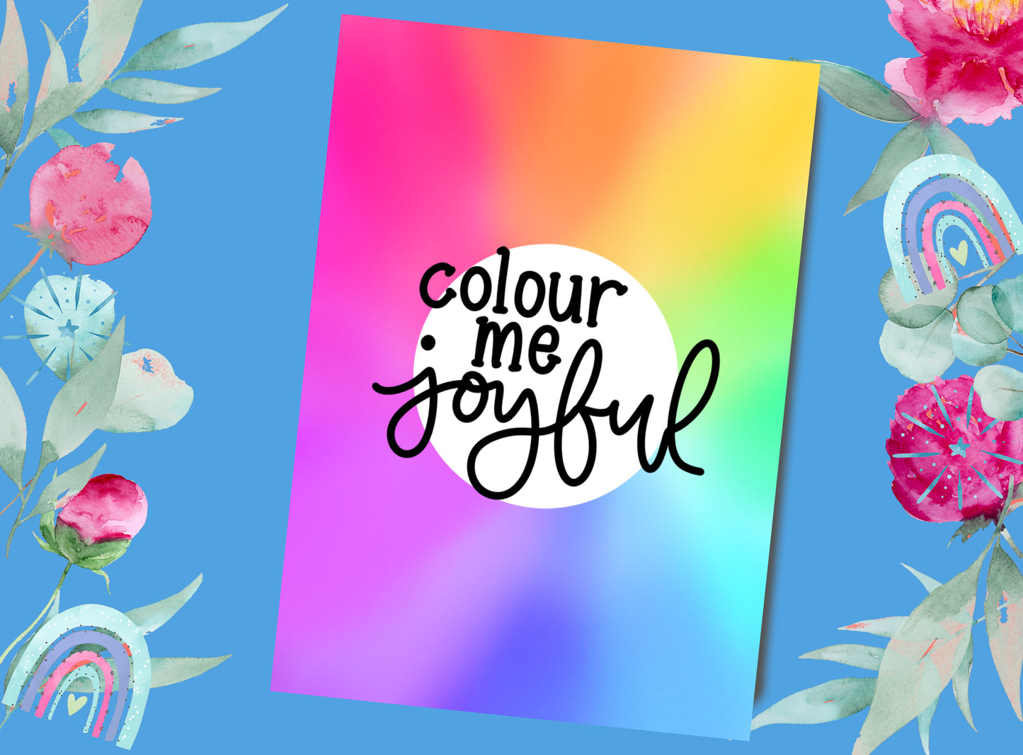 Colouring | A4 Laminated Page Protectors | Colour me Joyful