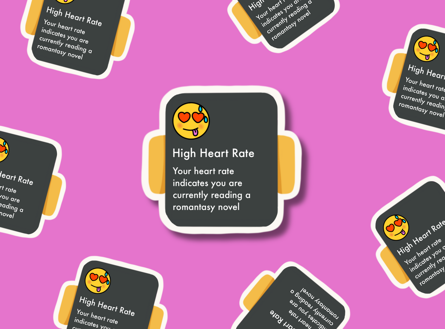 Die Cut Stickers | Heart Rate - Romantasy