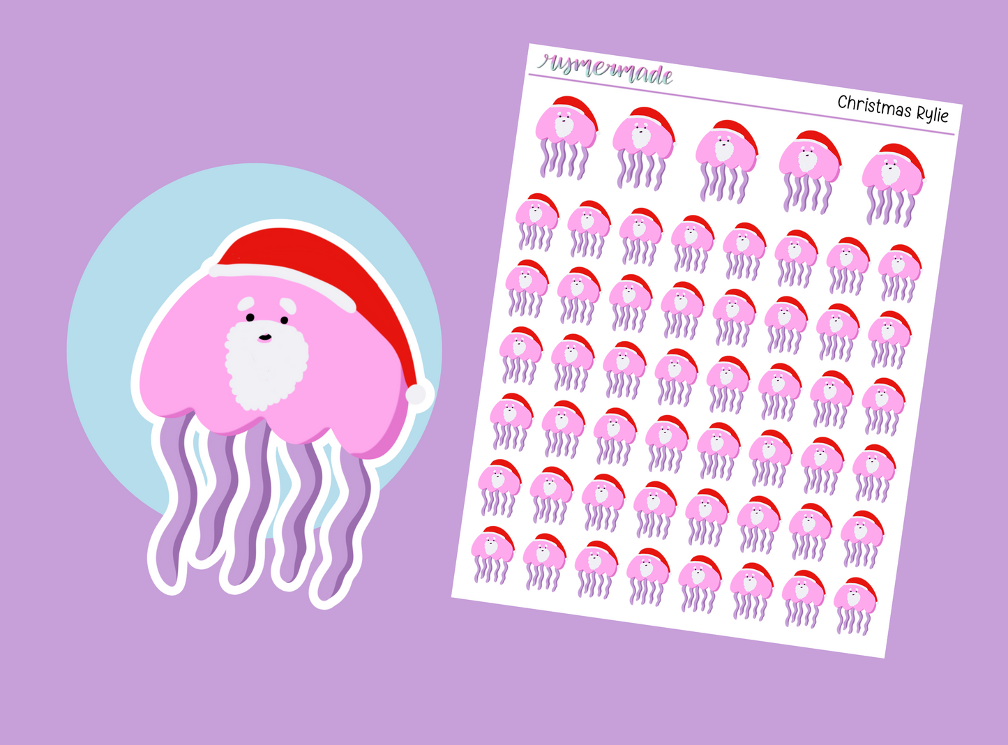 Character Sticker | Exclusive Art | Christmas Rylie