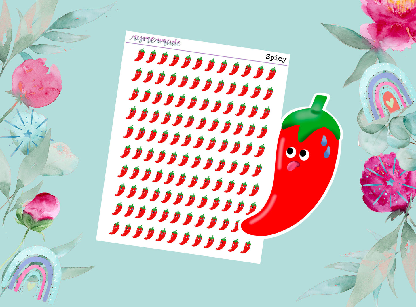 Book Tracker Character Sticker | Exclusive Art | Spicy
