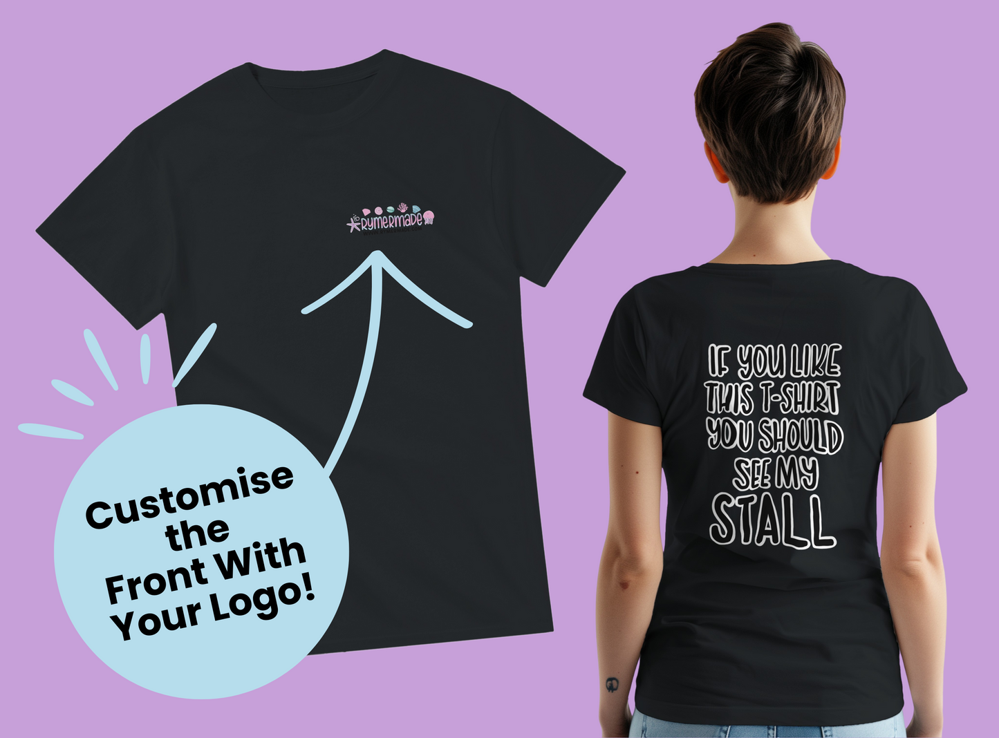 Clothing & Apparel | CUSTOMISE ME! | Planner Stall Event Stallholder T-Shirt | 10 Colour Options