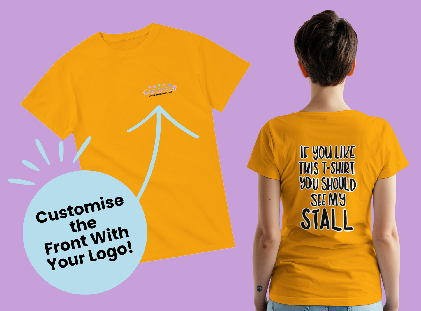 Clothing & Apparel | CUSTOMISE ME! | Planner Stall Event Stallholder T-Shirt | 10 Colour Options