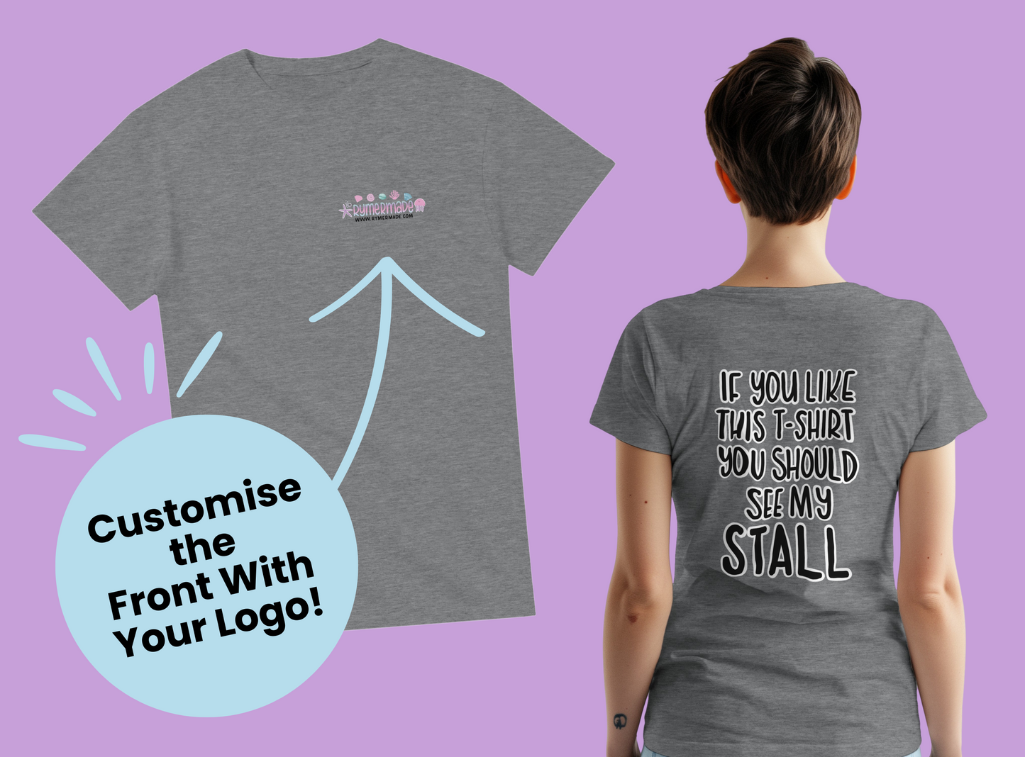 Clothing & Apparel | CUSTOMISE ME! | Planner Stall Event Stallholder T-Shirt | 10 Colour Options