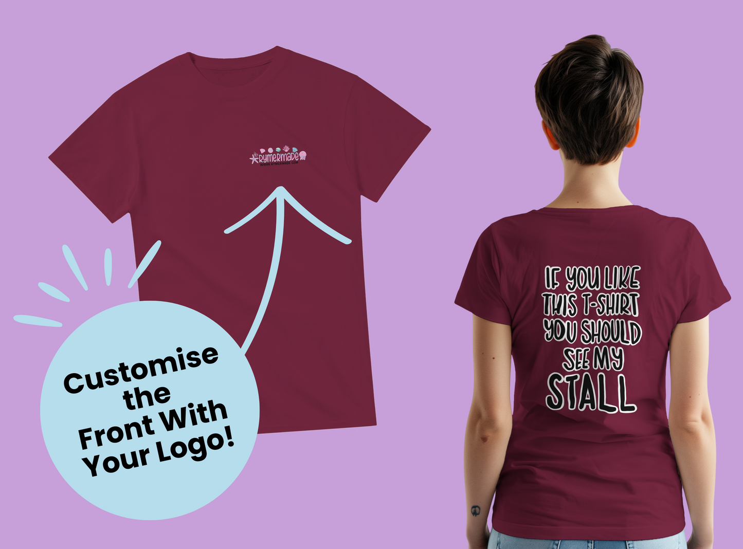 Clothing & Apparel | CUSTOMISE ME! | Planner Stall Event Stallholder T-Shirt | 10 Colour Options
