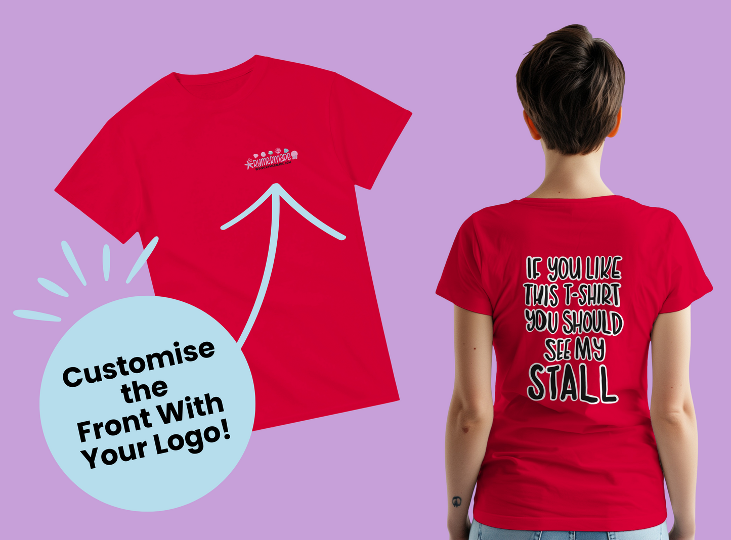 Clothing & Apparel | CUSTOMISE ME! | Planner Stall Event Stallholder T-Shirt | 10 Colour Options