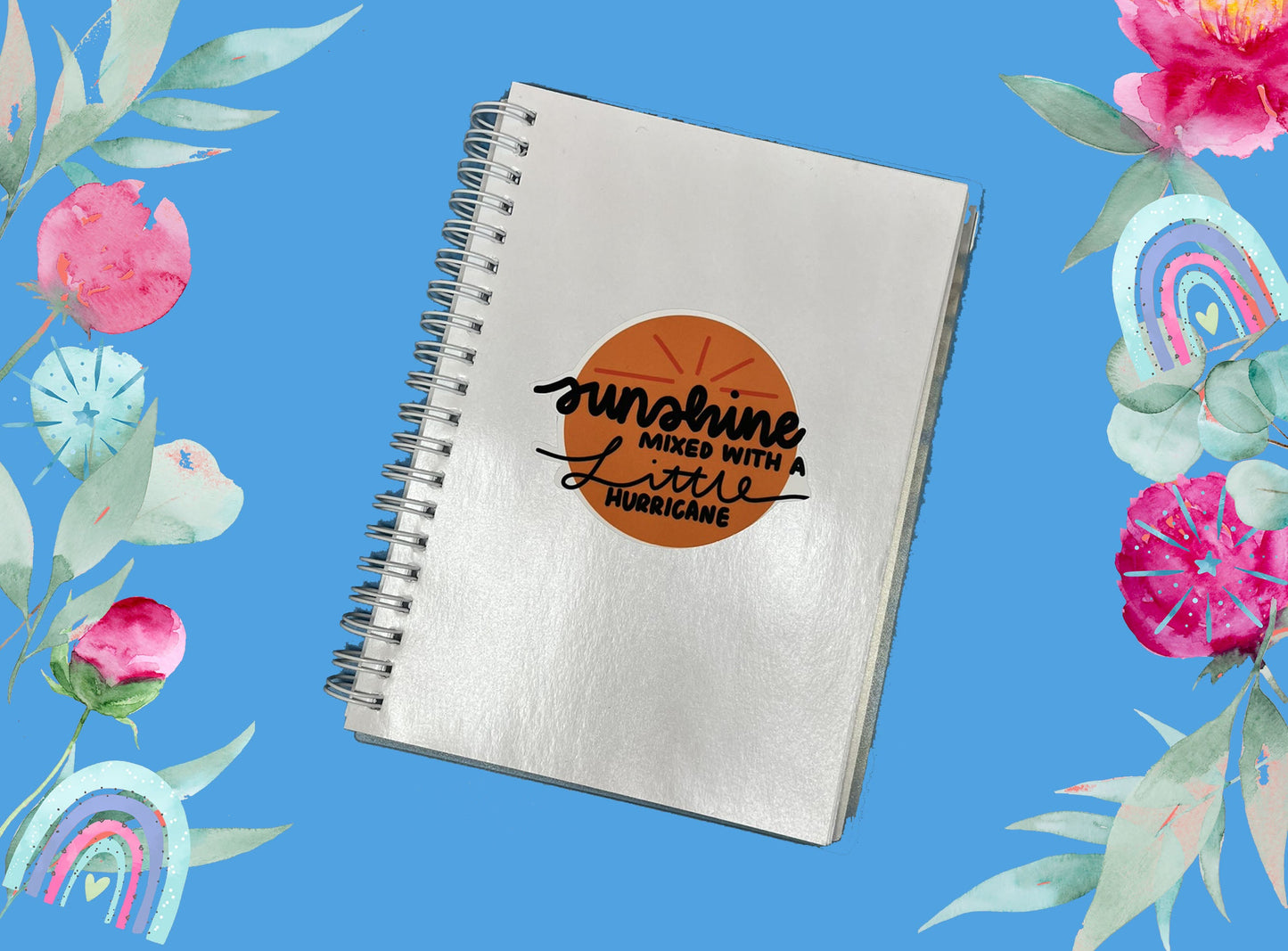Printable Die Cut Stickers | Sunshine Mixed With a Little Hurricane