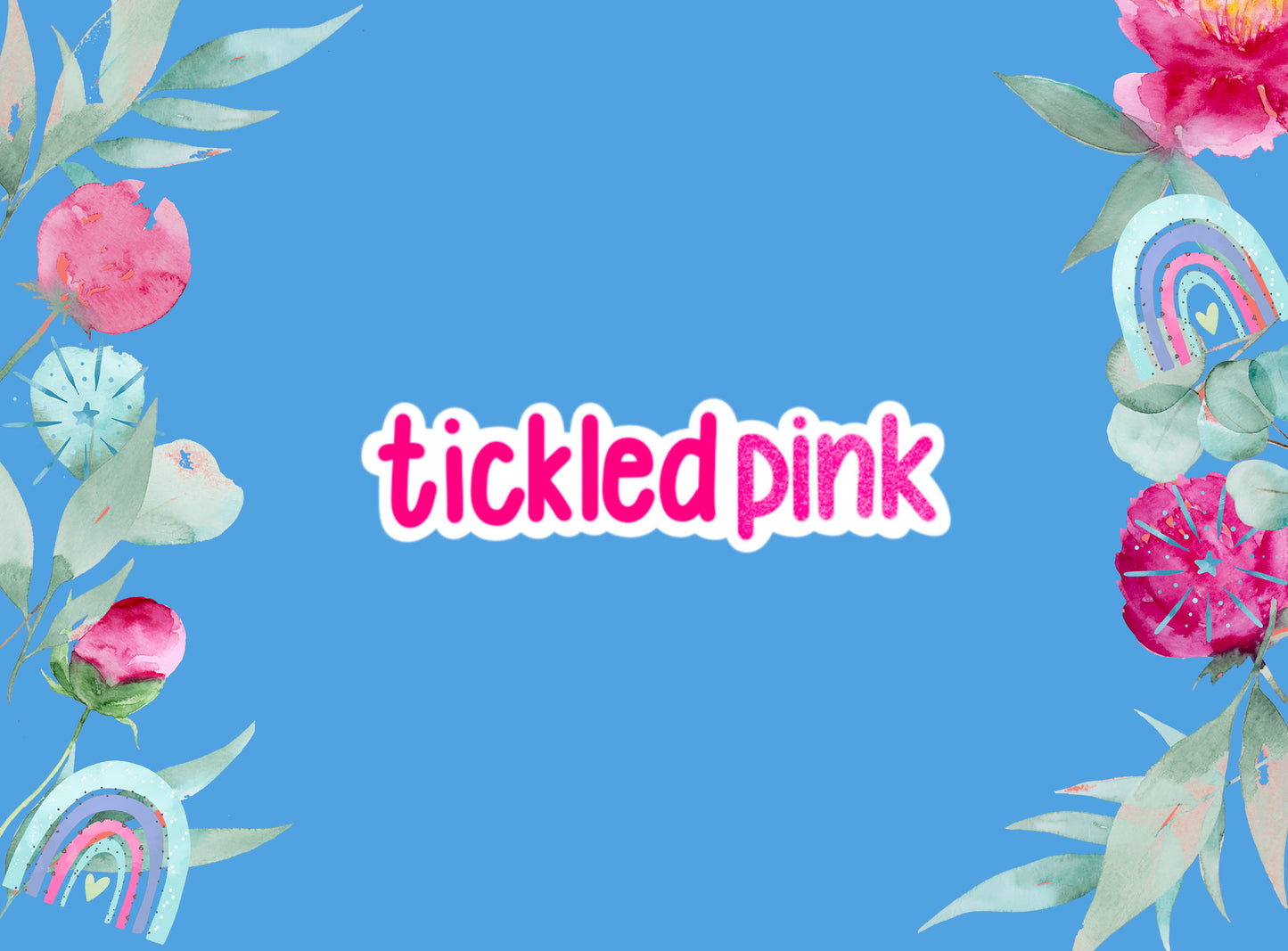 Die Cut Stickers | Tickled Pink
