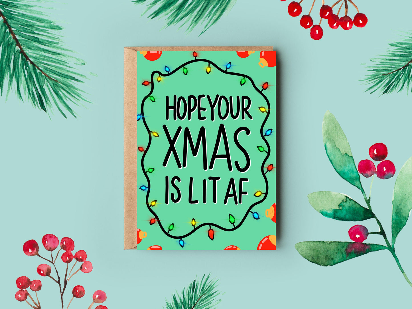 Christmas Card | Lit AF