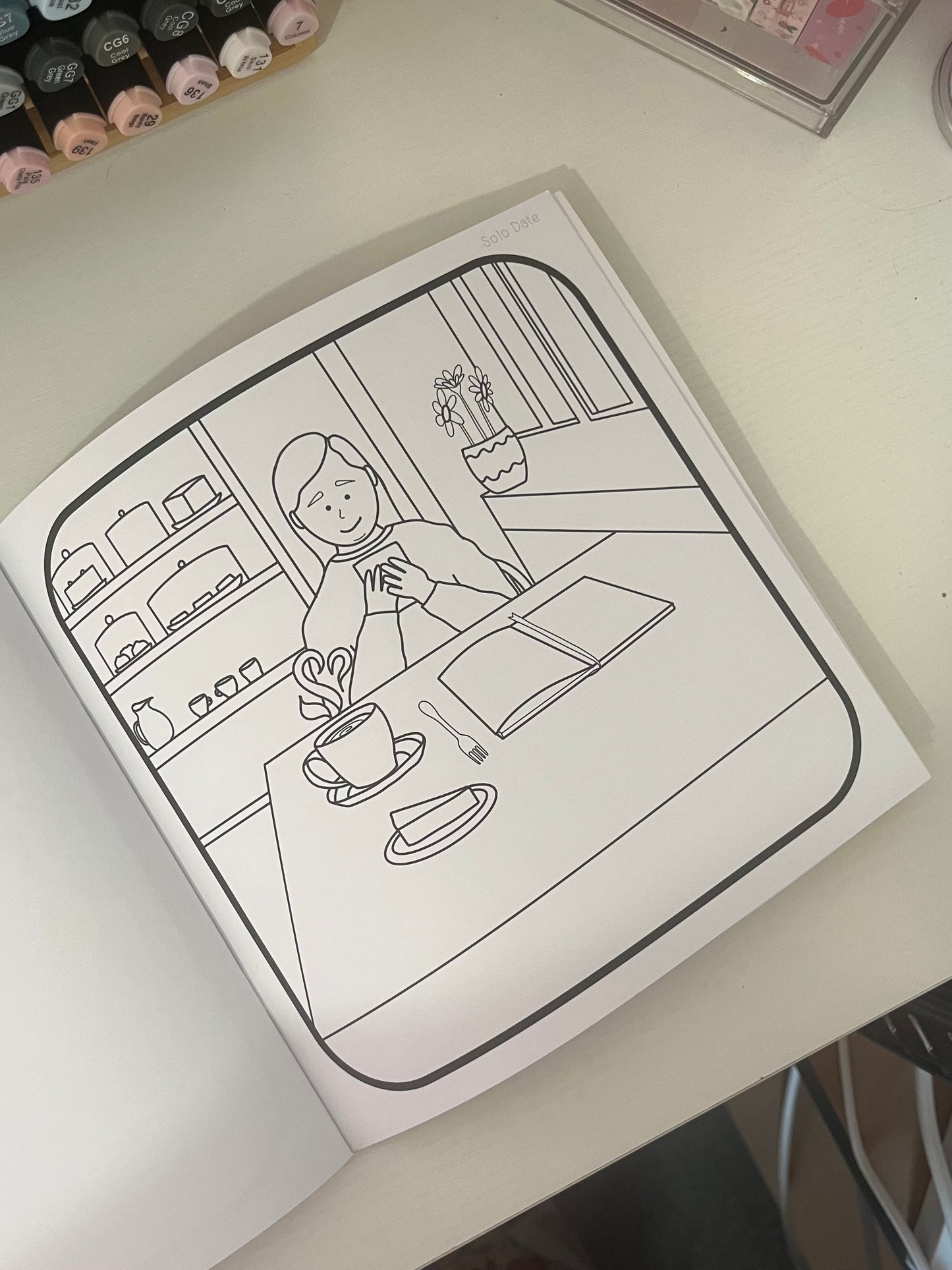 Colouring | Planner Besties | Square Colouring Book