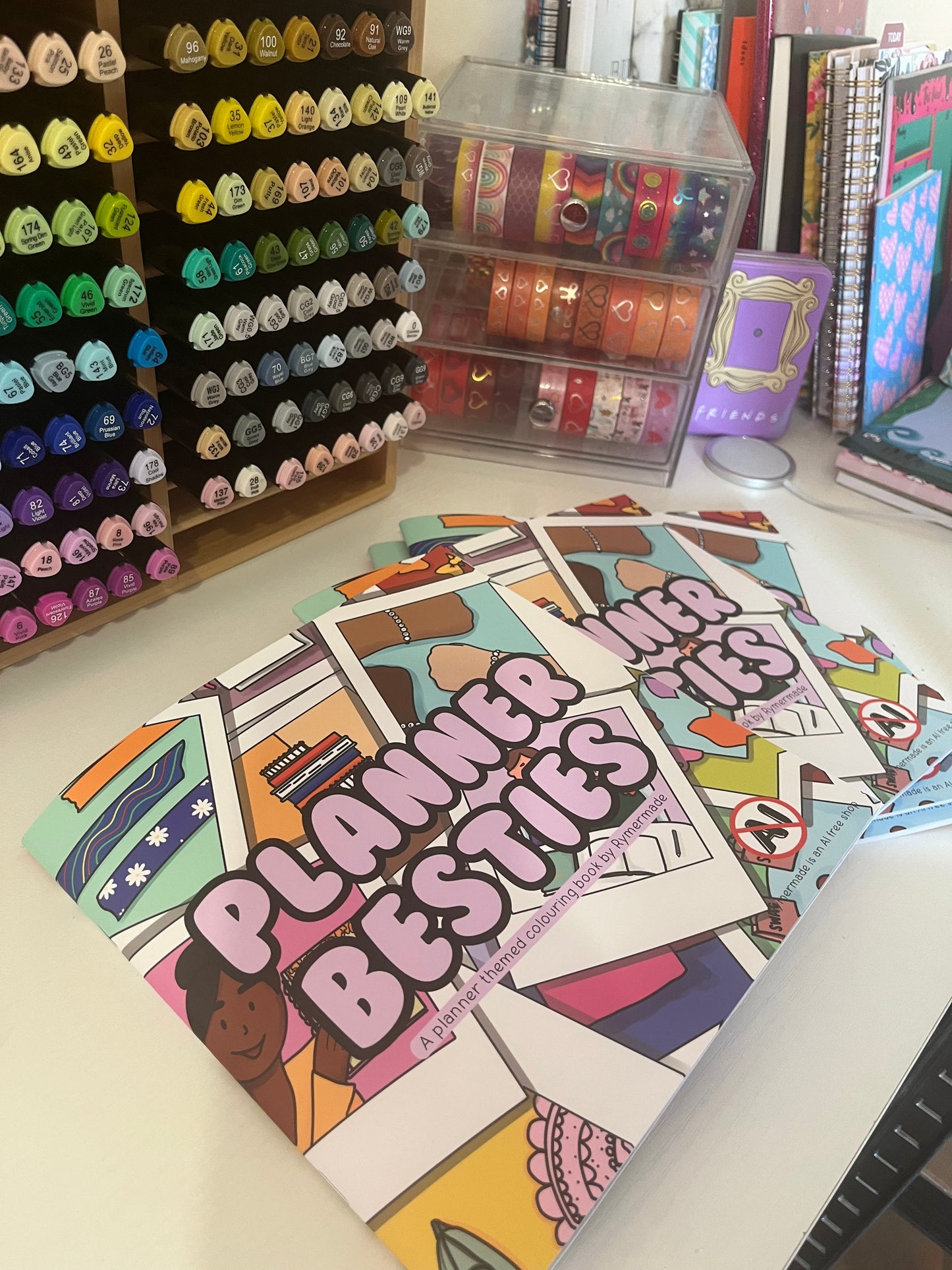 Colouring | Planner Besties | Square Colouring Book