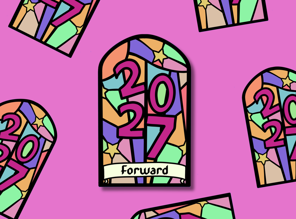 Die Cut Stickers | 2027 Word of the Year Sticker