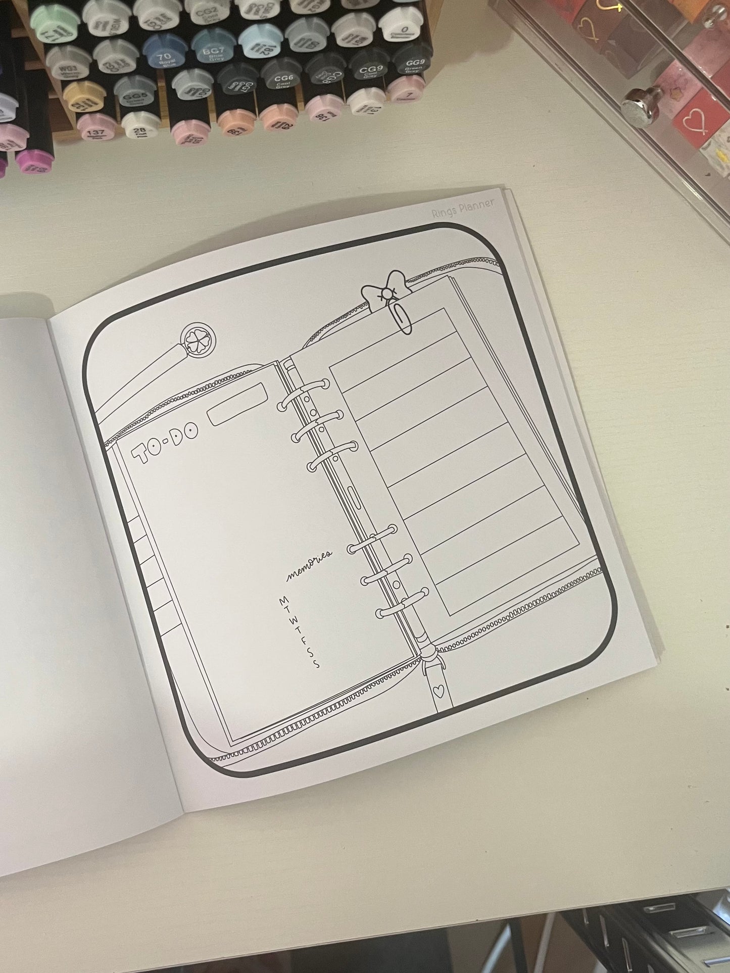 Colouring | Planner Besties | Square Colouring Book