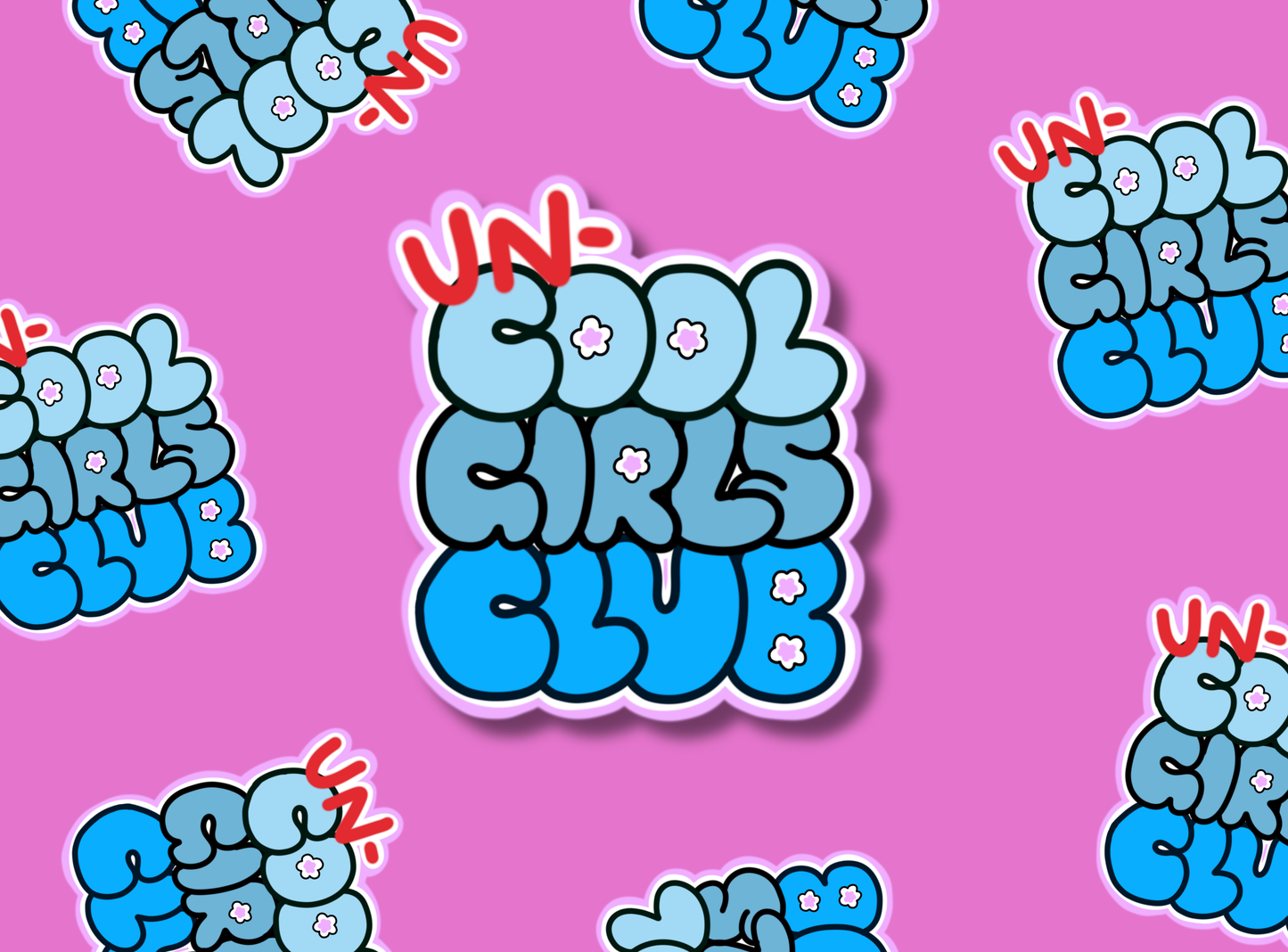 Die Cut Stickers | Uncool Girls Club