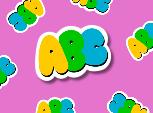 Die Cut Stickers | Back to School: ABC