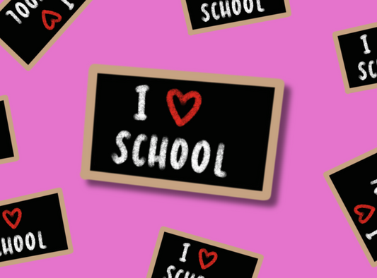 Die Cut Stickers | Back to School: Blackboard