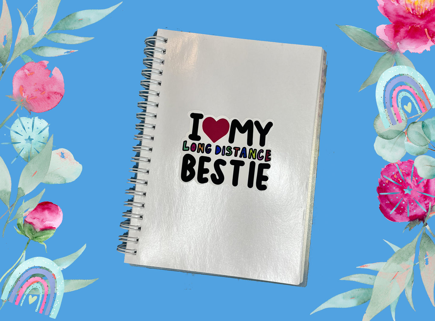 Die Cut Stickers | Long Distance Bestie