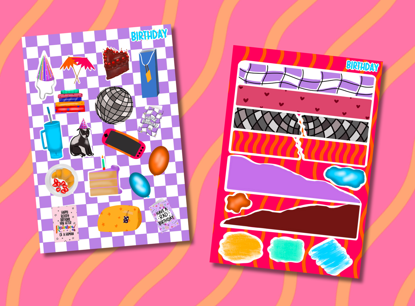 Junk Journal Kit | Exclusive Art | Birthday