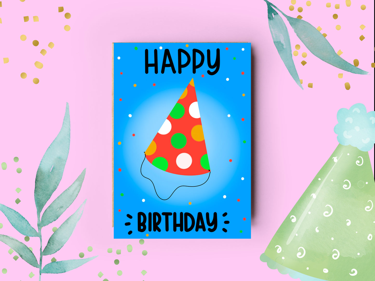 Birthday Card | Birthday Hat