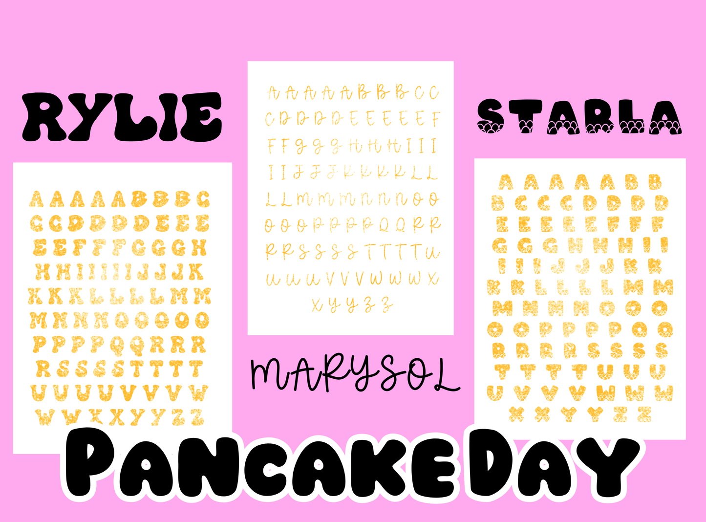 Junk Journal Stickers | Block Letters (Choice of 3 Fonts)