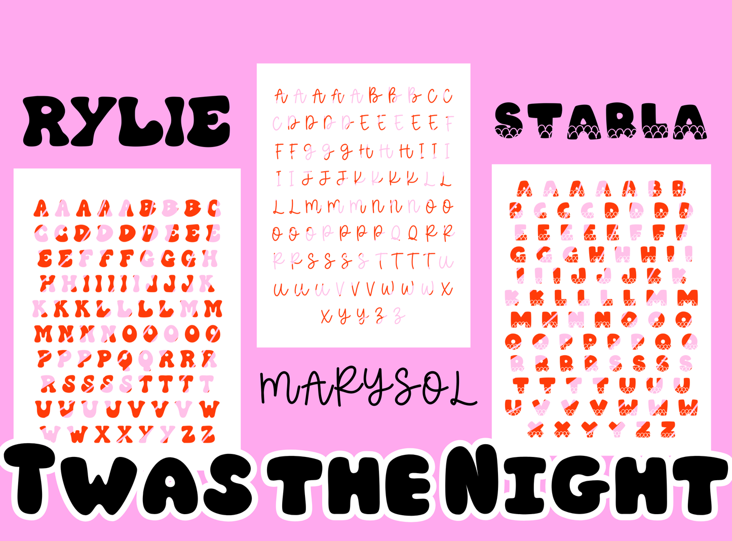 Junk Journal Stickers | Block Letters (Choice of 3 Fonts)