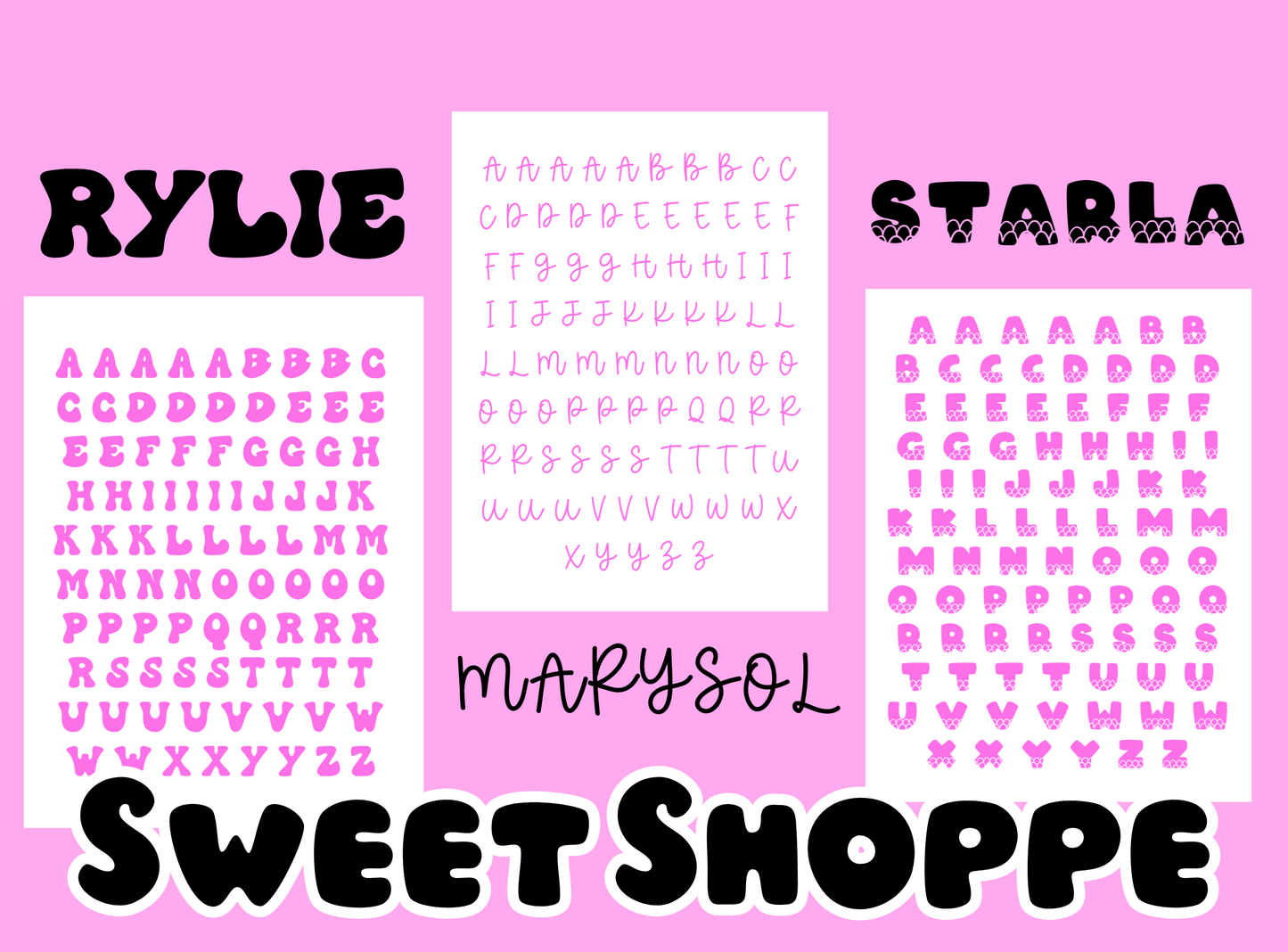 Junk Journal Stickers | Block Letters (Choice of 3 Fonts)