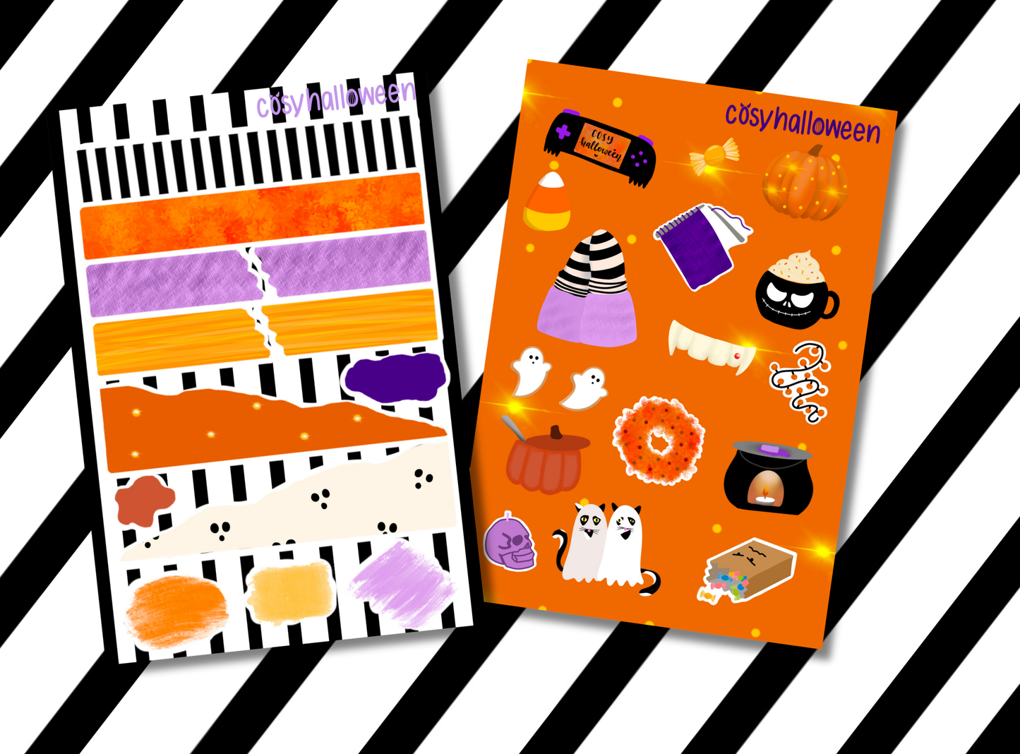 Junk Journal Kit | Exclusive Art | Cosy Halloween