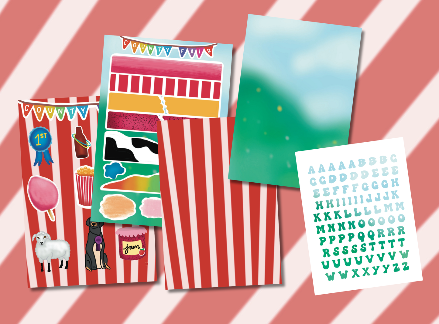 Junk Journal Kit | Exclusive Art | County Fair