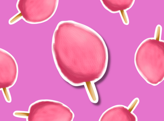 Die Cut Stickers | County Fair: Candy Floss