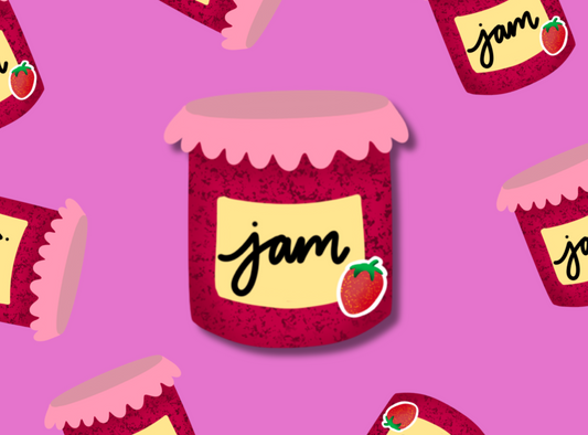 Die Cut Stickers | County Fair: Strawberry Jam