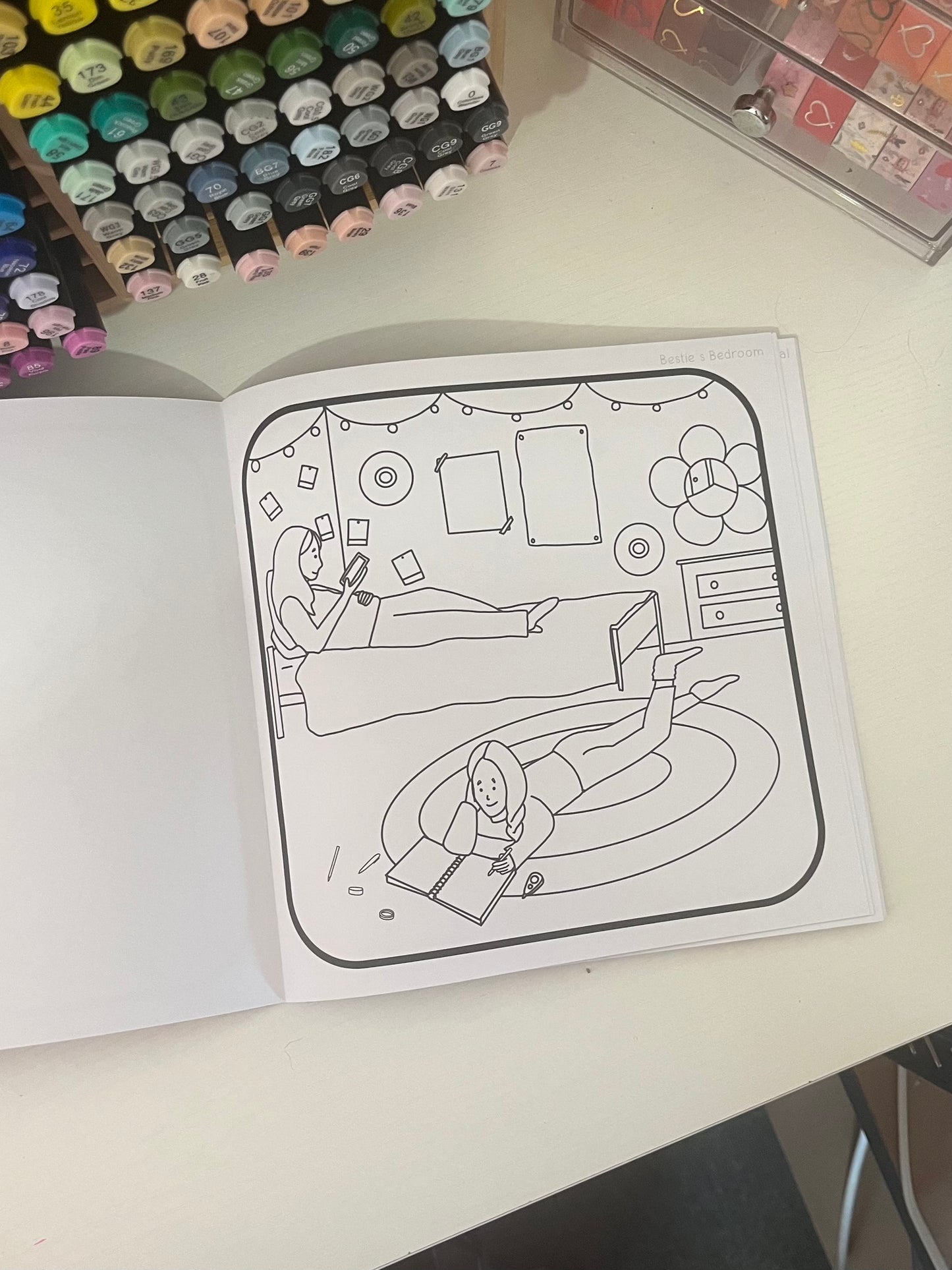 Colouring | Planner Besties | Square Colouring Book