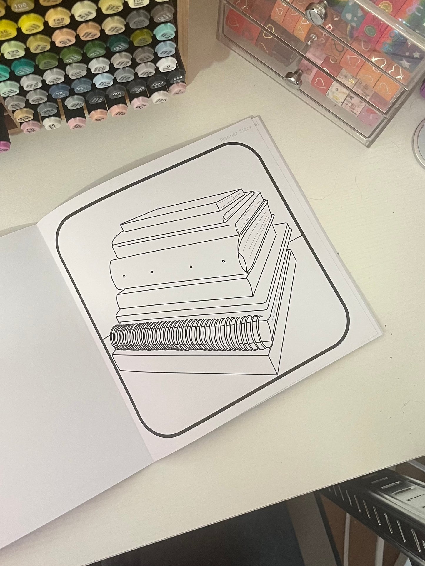 Colouring | Planner Besties | Square Colouring Book