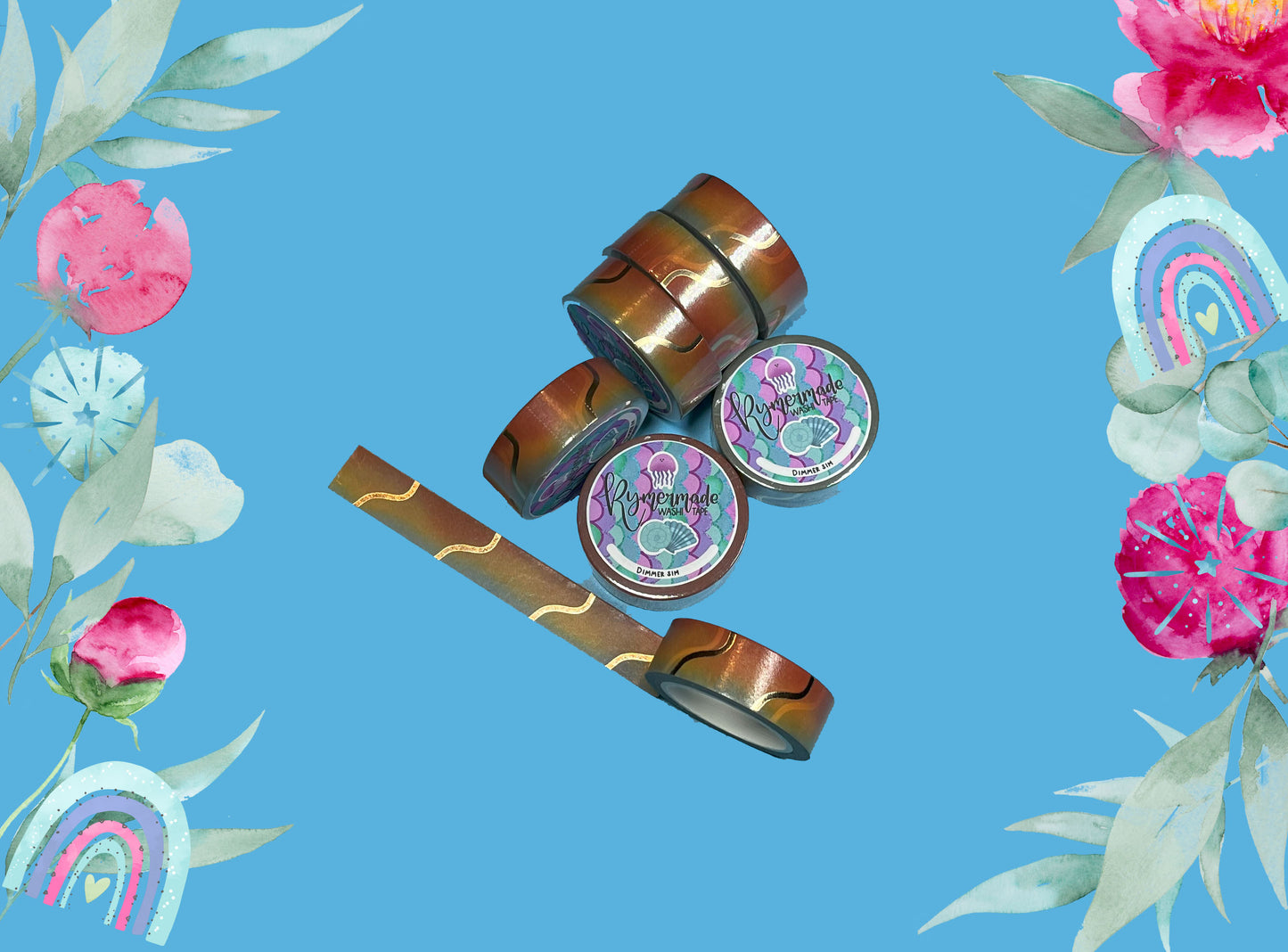 Washi Tape | Coastal Collection | Dimmer Sim