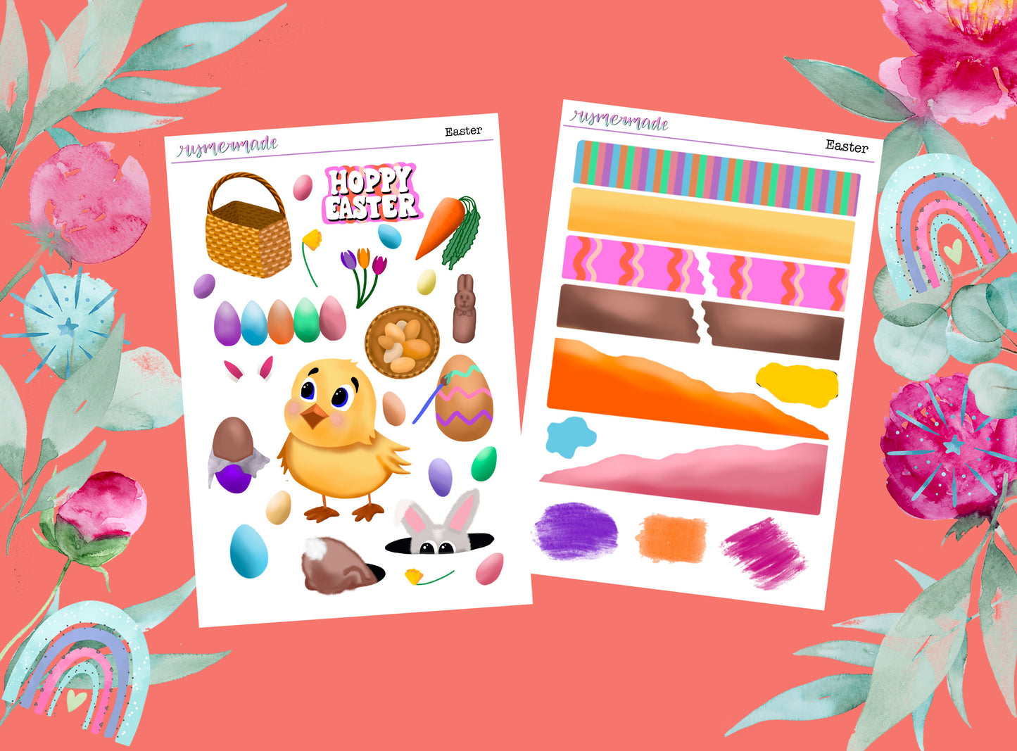 Bullet Journal Sticker Kit | Exclusive Art | Easter