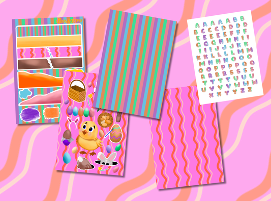 Junk Journal Kit | Exclusive Art | Easter