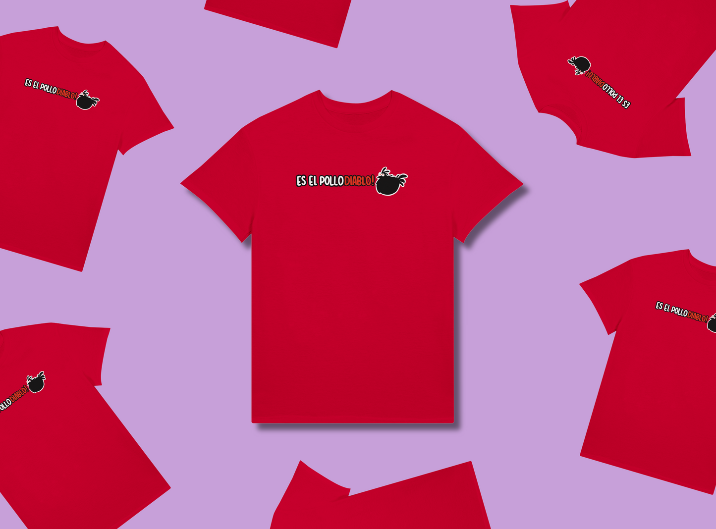 Clothing & Apparel | Point and Click T-Shirt | Es El Pollo Diablo