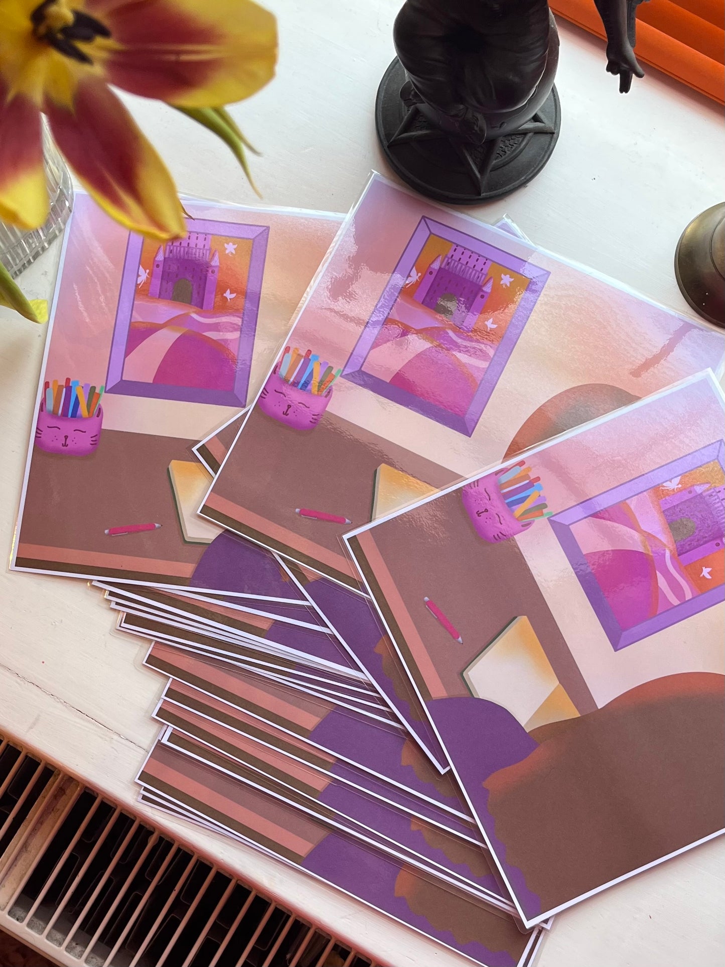 Colouring | Square Laminated Page Protectors | Fairy Land