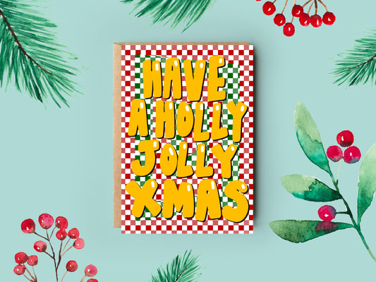 Christmas Card | Holly Jolly Xmas