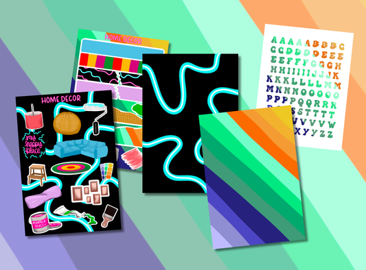 Junk Journal Kit | Exclusive Art | Home Decor